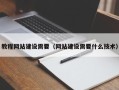 沂源教程网站建设需要（网站建设需要什么技术）